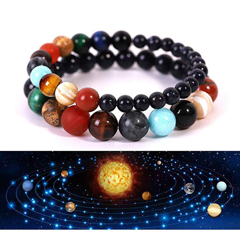 Items Cosmic Galaxy Eight Planets Bracelet