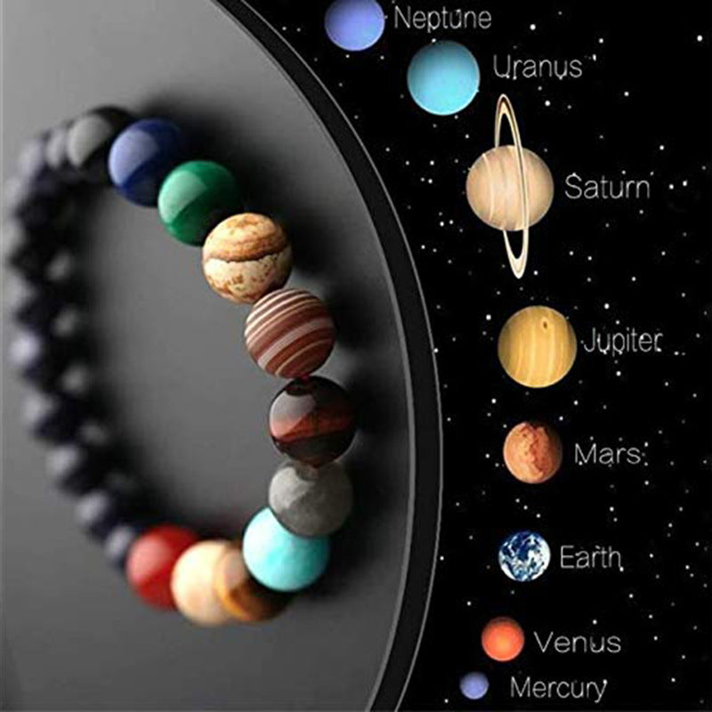 Items Cosmic Galaxy Eight Planets Bracelet