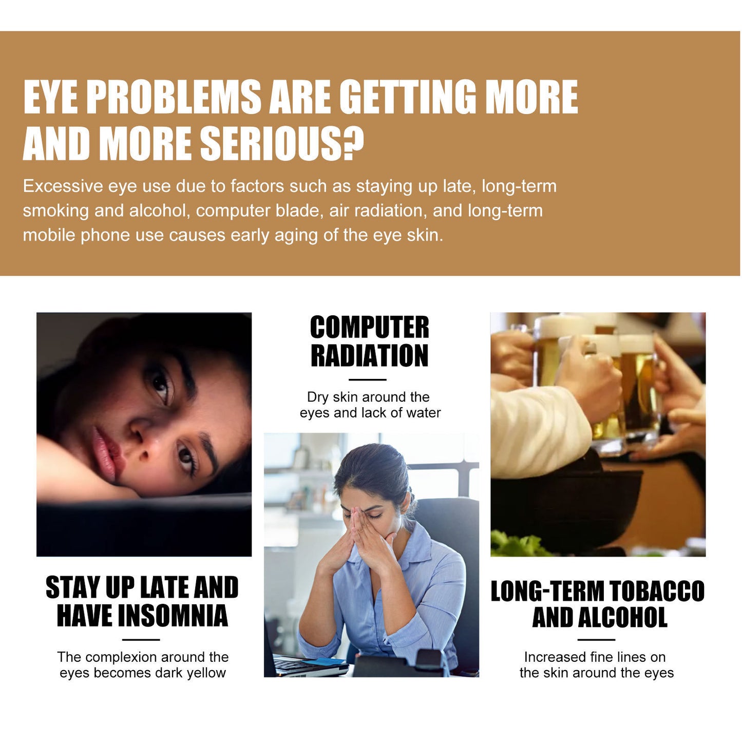 Fade Wrinkles Eye Cream Smoothing Moisturizing