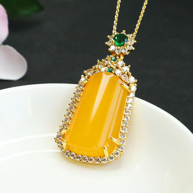 Topaz Pendant Agate Jewelry