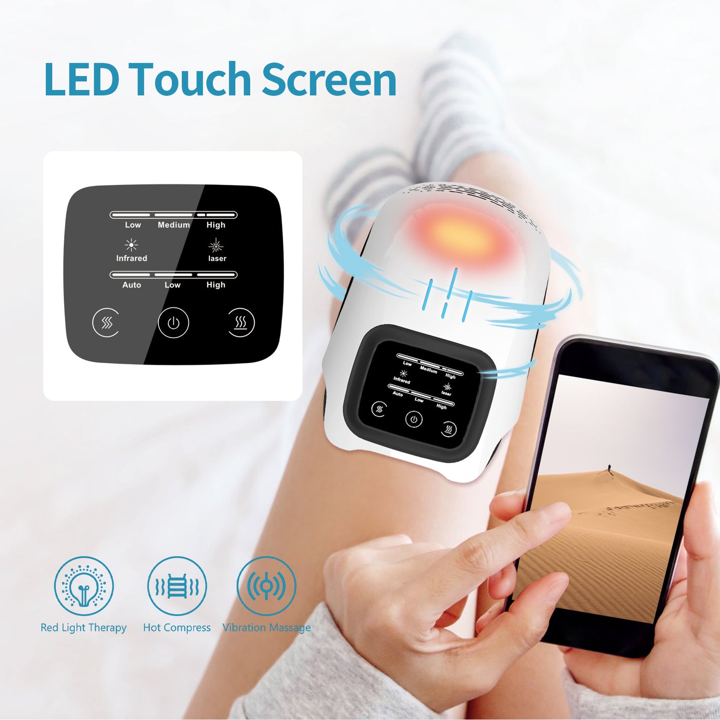 Intelligent Home Use Electric Intelligent Kneading Heating Knee Massager