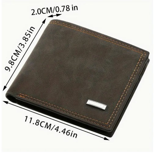Vintage Style PU Leather Wallet -