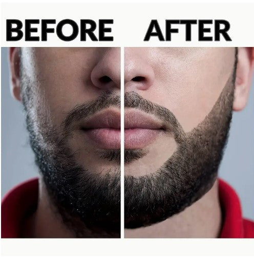 Men's Beard Pen, Beard Filling Pen, Enhances Natural Beard Definition & Contour, Long-Lasting, Waterproof, Beard Grooming Pencil