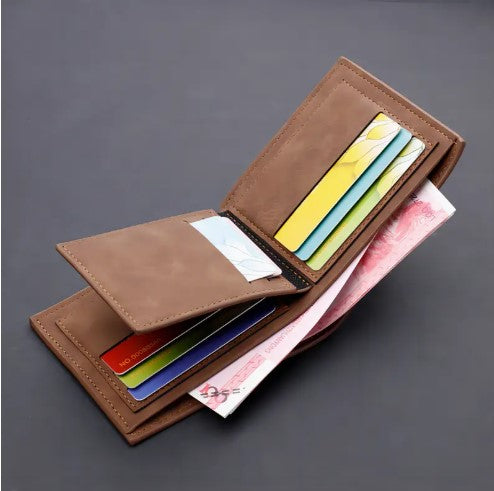 Vintage Style PU Leather Wallet -