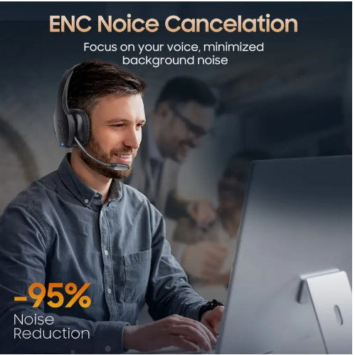 55Hrs Working Time 36Hrs Talking Time Wireless Headphone