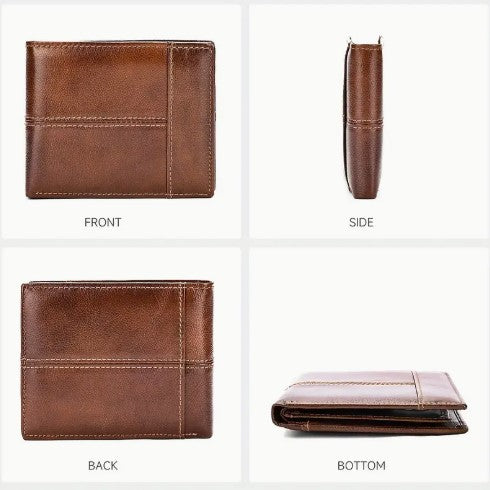 Leather Wallet | 14 Card Slots