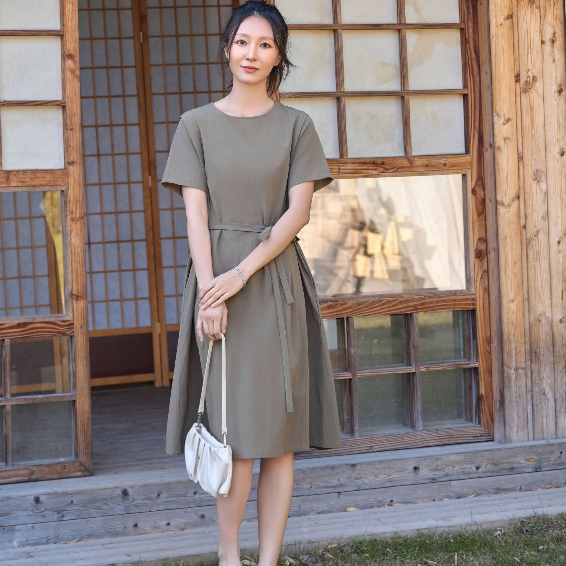 Summer Dress, Long Korean Loose Dress Slim