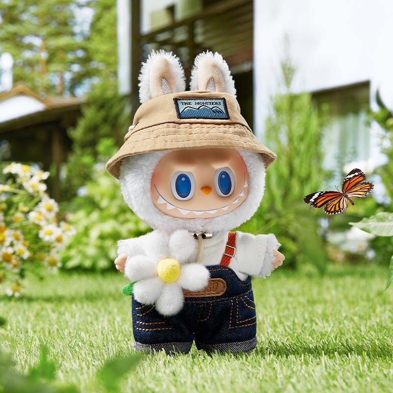 Spot Wholesale POPMART LABUBU Spring Wild Vinyl Plush Doll Pendant Trendy Blind Box