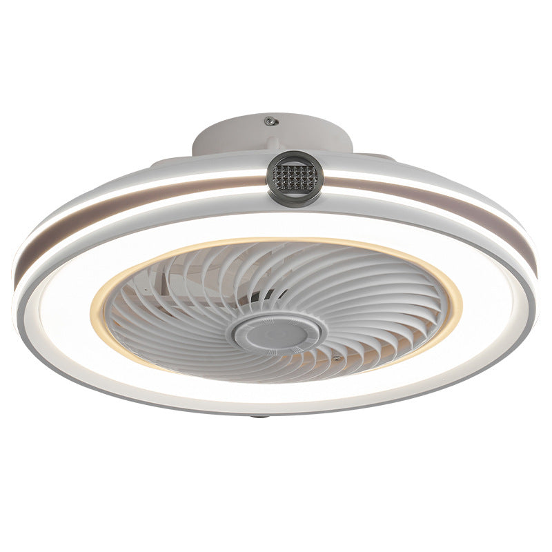 2024 New Fan Lamp Bedroom Study Home Intelligent Integrated Room Ceiling Fan Lamp Fan Lamp Cross-border 110V
