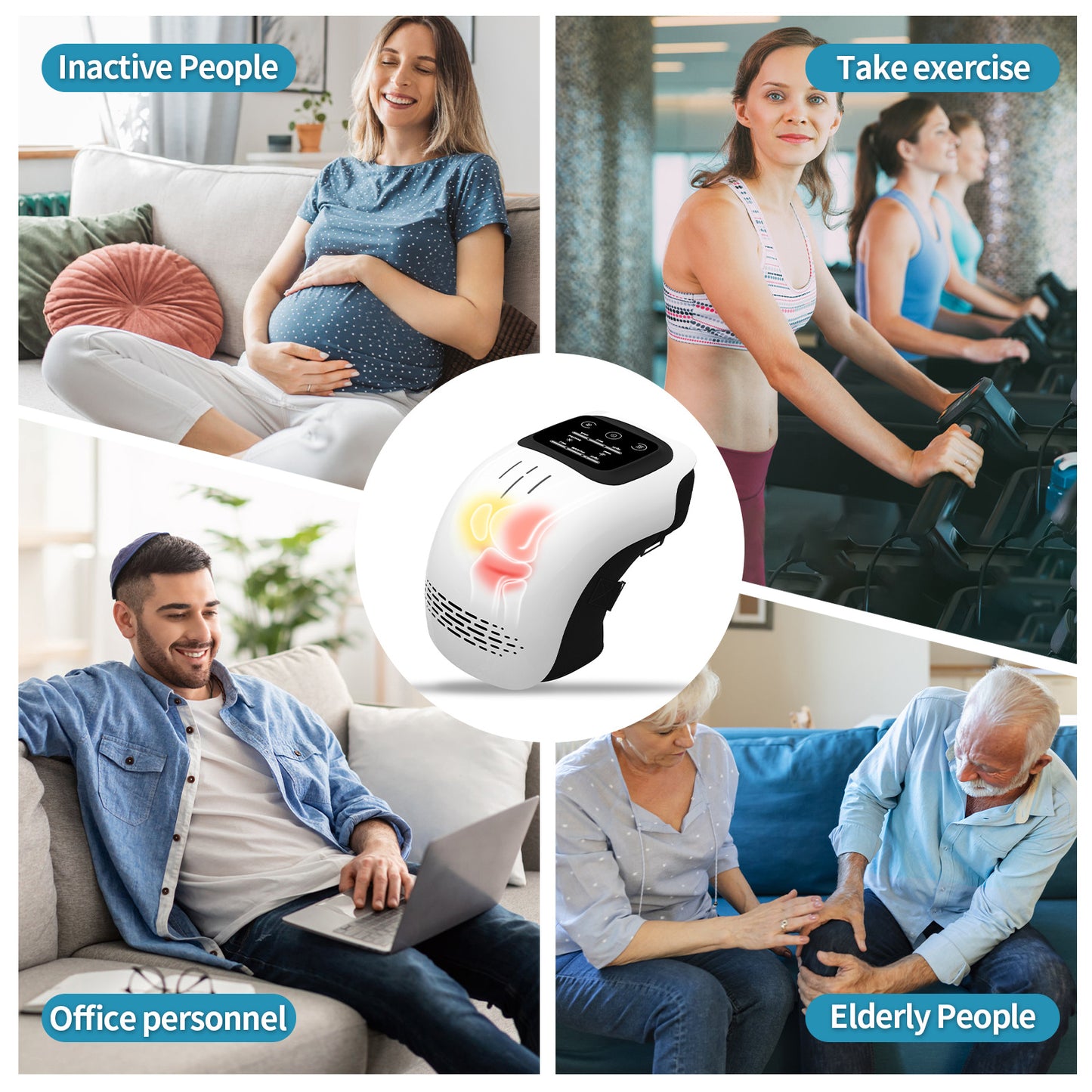 Intelligent Home Use Electric Intelligent Kneading Heating Knee Massager