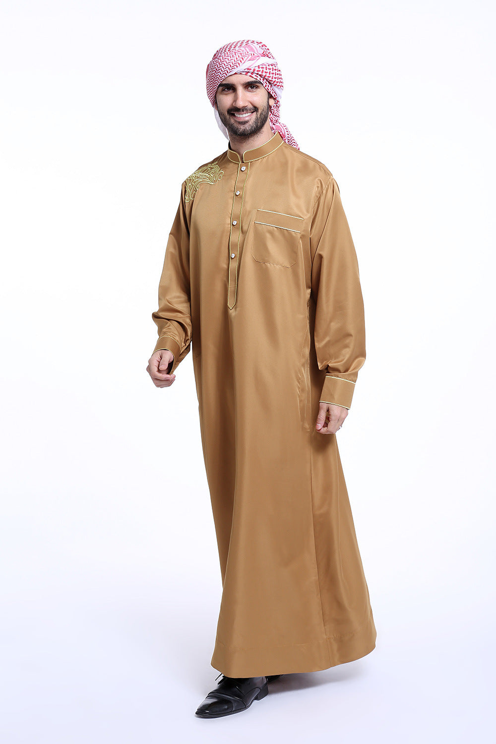 Men&#039;s Clothing Middle East Arabian Robe Hui Nationality Clothing Indian Long Shirt
