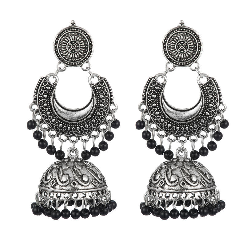 2022 Cross-border Indian Style Creative Carved Exaggerated Earrings