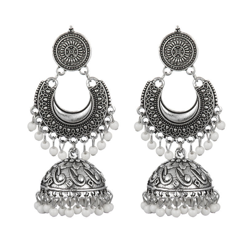 2022 Cross-border Indian Style Creative Carved Exaggerated Earrings