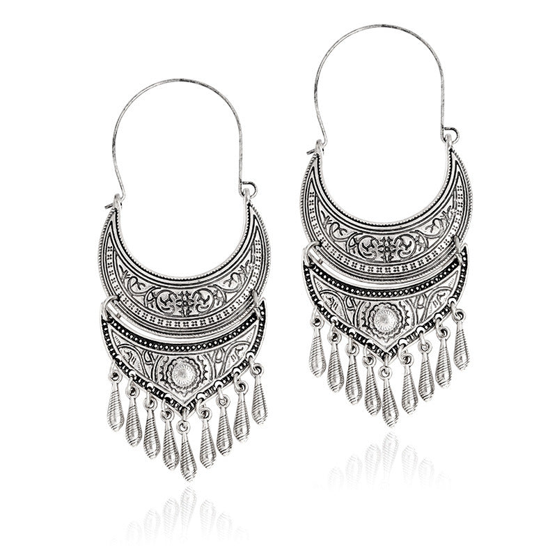 European And American Hollow Bohemian Earrings