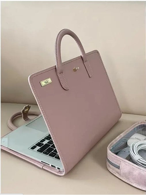 Portable PU leather sleeve