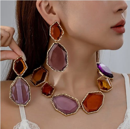 Luxury 18K Golden Plated Jewelry Set - Ideal for Wedding, Party Accessory - Versatile All-Season