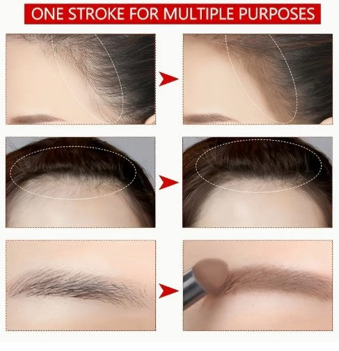 Hairline Powder Stick Hairline Contour Stick Pen Root Cover Up Instantly Hair Shadow Waterproof Concealer