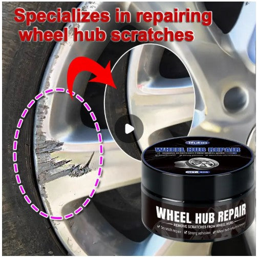 Car Wheel Rim Scratch Refurbishment Paste, Tire Rim Scratch Paint Repair Paste