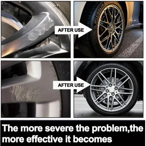 Car Wheel Rim Scratch Refurbishment Paste, Tire Rim Scratch Paint Repair Paste