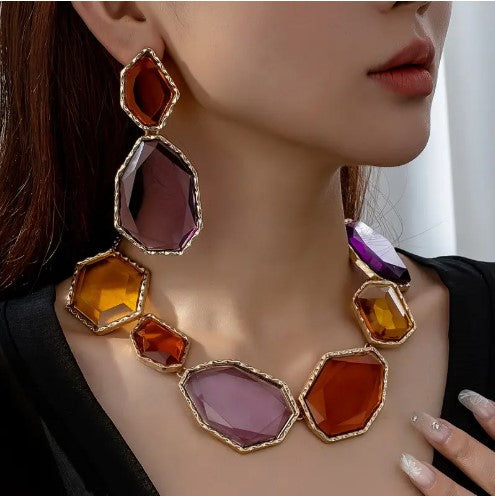 Luxury 18K Golden Plated Jewelry Set - Ideal for Wedding, Party Accessory - Versatile All-Season