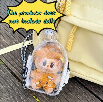 Labubu Vinyl Sitting Party 5.91inch Doll Crossbody Bag