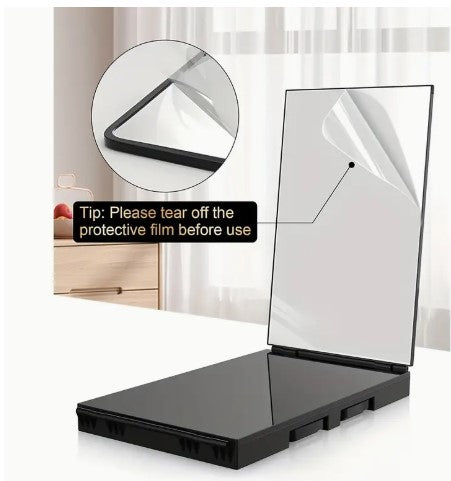 360-Degree Viewing Angle Hair Cutting Mirror, 3-Way Self Haircut Mirror with Clear Anti-Fog HD Glass.