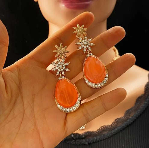 5pcs Unique Colorful Ladies Jewelry Set for Holiday and Party