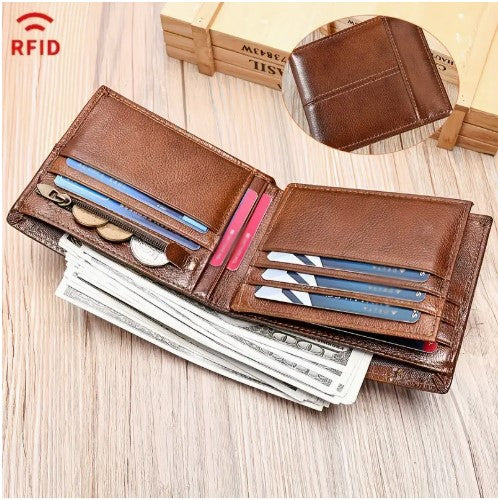 Leather Wallet | 14 Card Slots