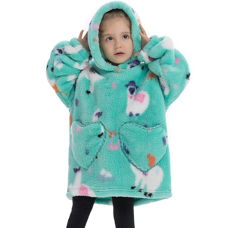Blanket Hoodie Wearable Blanket Sweatshirt Oversized Insulated Pullover Sweatshirt Sweatshirt Kids