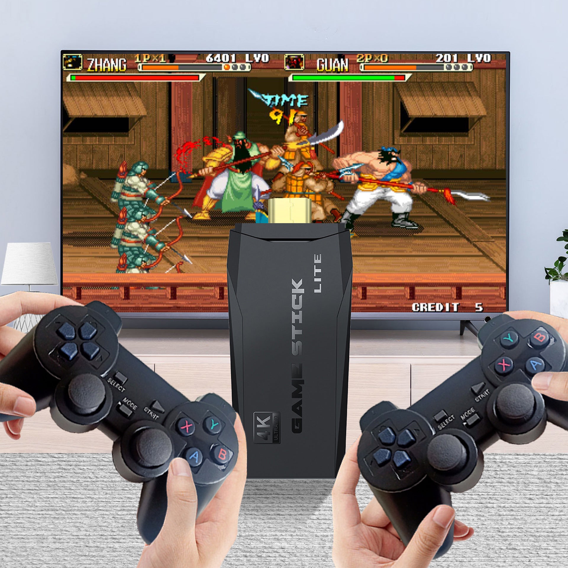 M8 Home Use Tv Game Console Wireless Controller Dual Player Street Fighter High Definition Vintage Gaming Machine