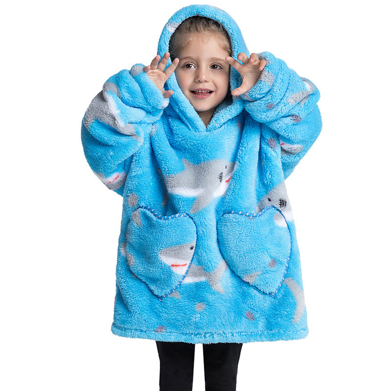 Blanket Hoodie Wearable Blanket Sweatshirt Oversized Insulated Pullover Sweatshirt Sweatshirt Kids