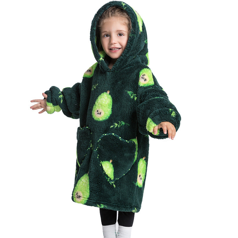 Blanket Hoodie Wearable Blanket Sweatshirt Oversized Insulated Pullover Sweatshirt Sweatshirt Kids