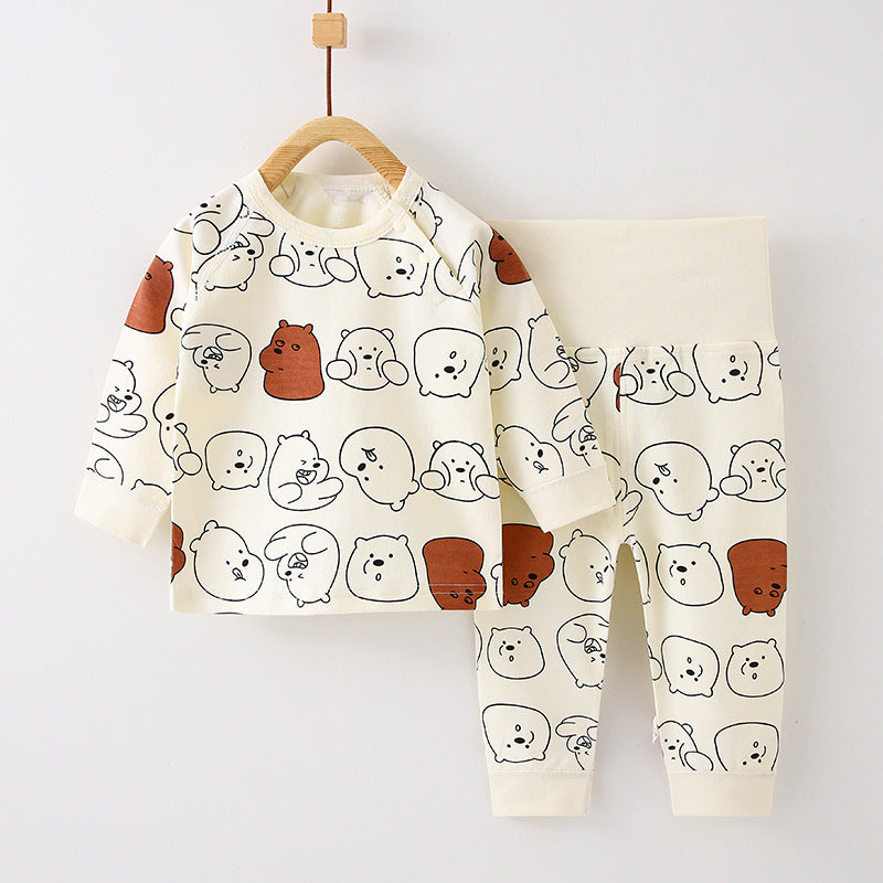 Children&amp;#039;s Pure Cotton Underwear Boneless A Class Baby Autumn Clothes Long Pants Autumn Clothes Baby Clothing Home Clothes Wholesale