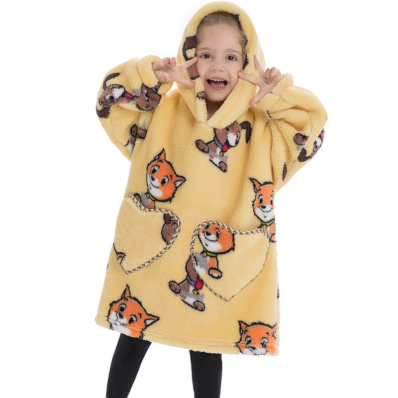 Blanket Hoodie Wearable Blanket Sweatshirt Oversized Insulated Pullover Sweatshirt Sweatshirt Kids