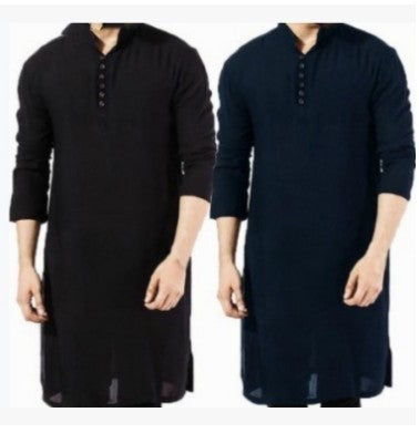 Arabic Style Fashion Simple Long Men’s Shirt Muslim Robe