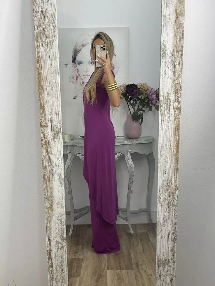 Summer New Casual Sleeveless Loose Round Neck Pants Two-piece Set For Women