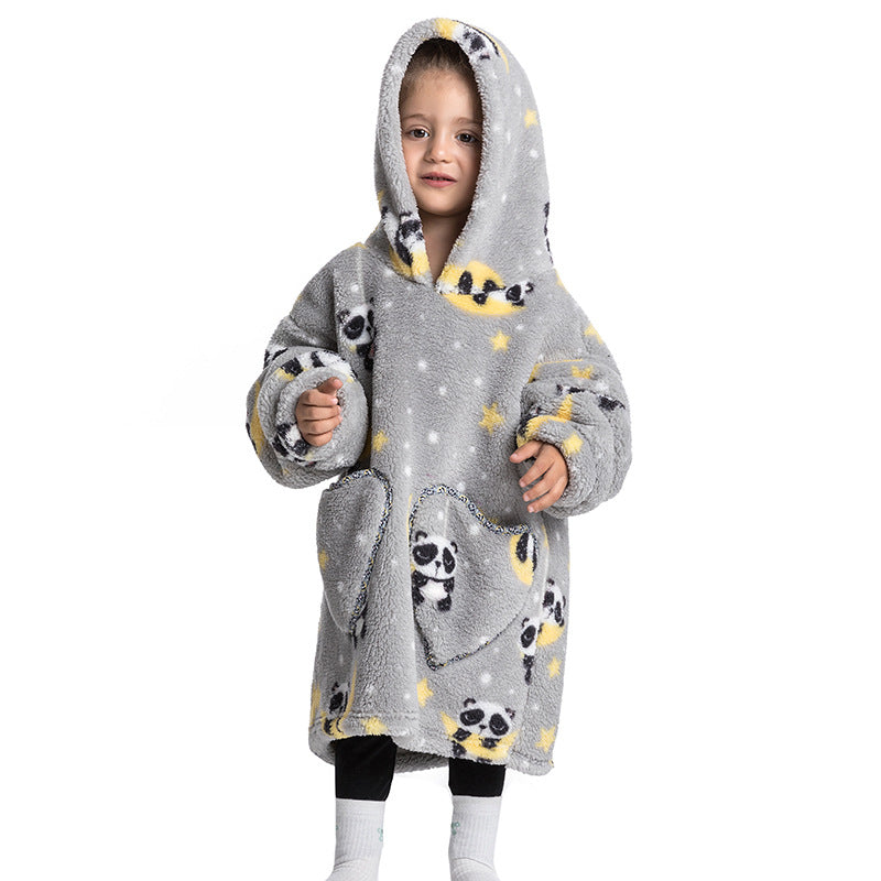 Blanket Hoodie Wearable Blanket Sweatshirt Oversized Insulated Pullover Sweatshirt Sweatshirt Kids
