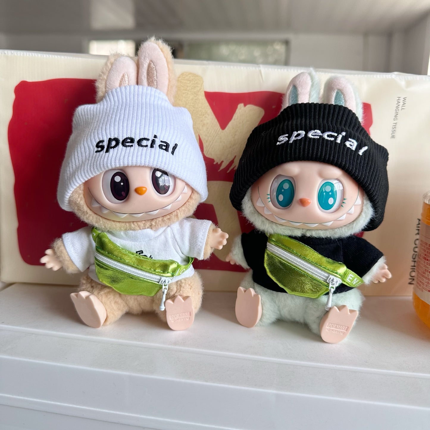 Only Clothes] Second Generation Labubu Sit Party Doll Clothes LABUBU Doll Suit For SPECIAL