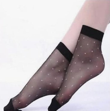 10 Pack transparent Silk Socks for Women/Girls
