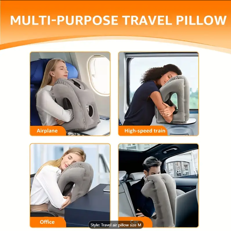 2025 Upgraded Inflatable Travel Pillow for Sleep