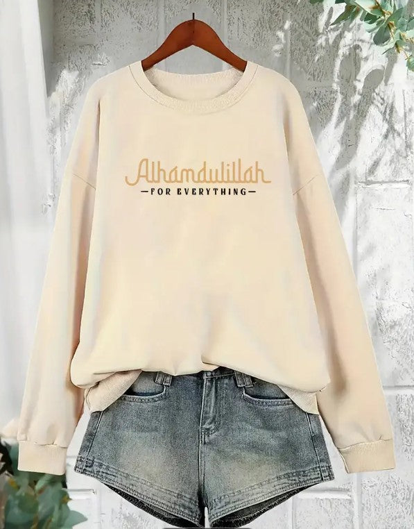 Women's Alhamdulillah for Everything sweatshirt