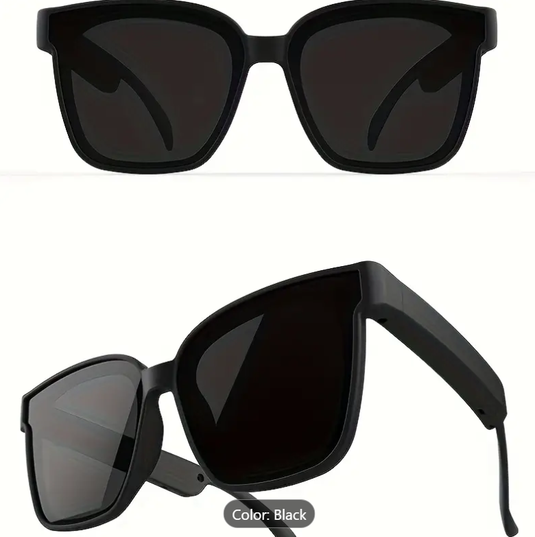 Smart Glasses with Music Listening, Wireless Headphones, Mobile Phone Smart Glasses