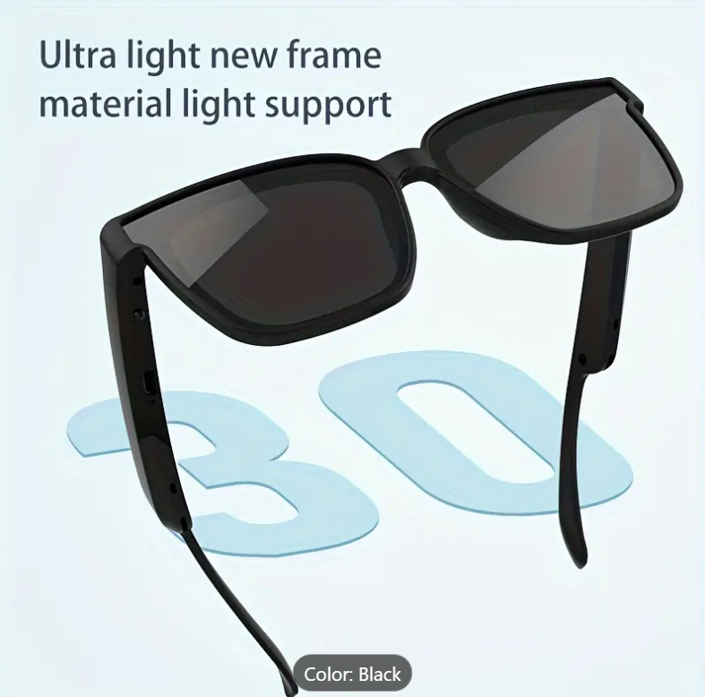 Smart Glasses with Music Listening, Wireless Headphones, Mobile Phone Smart Glasses