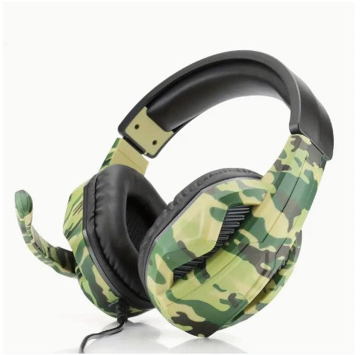 3.5mm E-Sports Double-Sided Camouflage Gaming Headset