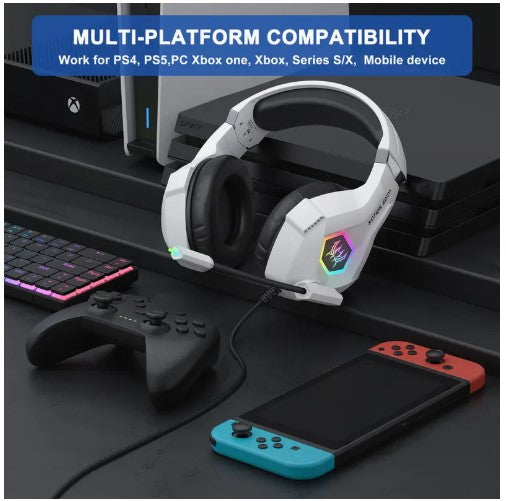GS450 Wired Gaming Headset with Noise-Cancelling Mic