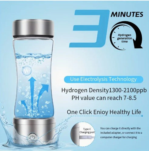 Waist-shaped Hydrogen Water Cup